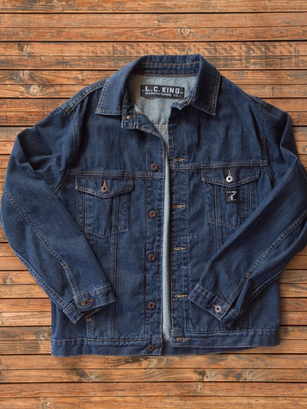 LC KING Denim Western Jacket / XL